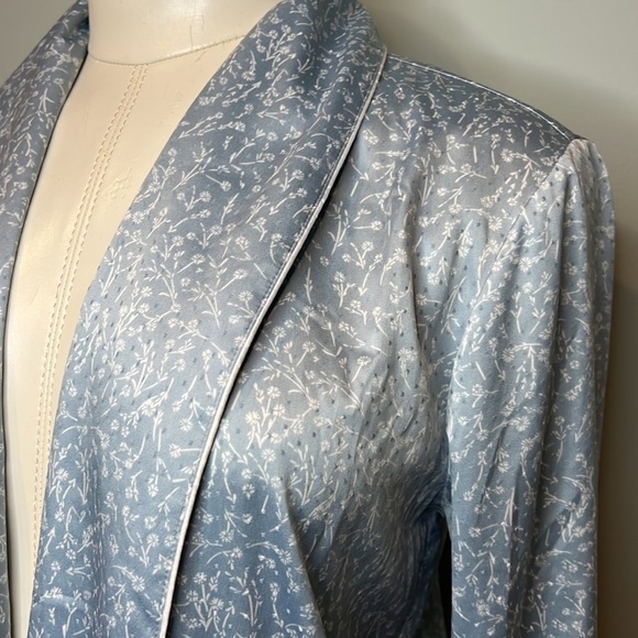 Something Navy Women’s Silk Robe - Picture 5 of 12